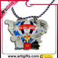 Cheap custom soccer medals with gold plated